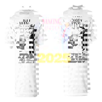 New Year Trump Dancing 2025 Maga Party Countdown T-Shirt - Seseable