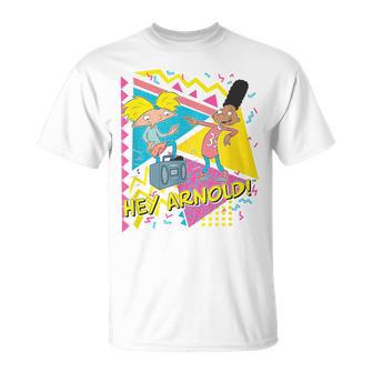 Nickelodeon Hey Arnold Gerald Best Friends Boombox T-Shirt - Geschenkecke