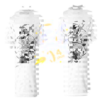 Niños Niños 4 Cumpleaños Astronauta Ya Tengo 4 Años Camiseta unisex - Regaloses