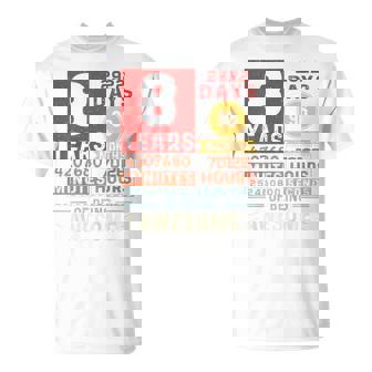 Niños Ocho Años De Ser Impresionante 8 Años 8 Cumpleaños Camiseta unisex - Regaloses