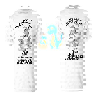 Niños Promocionado A Big Brother Boys Toddler Baby Trex Anuncio Camiseta unisex - Regaloses