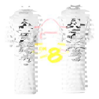 Niños Tengo 8 Cumpleaños Chicos Piratas 8º Cumpleaños Pirata Camiseta unisex - Regaloses