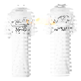 Not Today Humoristique Pour Homme Et Motif Chat T-Shirt - Cadeauxyz