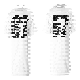 Número 67 Deportiva Con Número De La Suerte Camiseta unisex - Regaloses