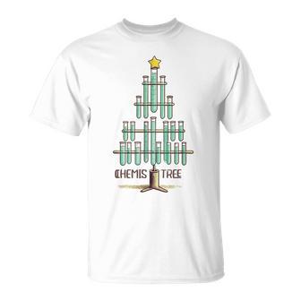 Oh Chemistree Christmas For Chemistry Teacher Chemistree T-Shirt - Geschenkecke