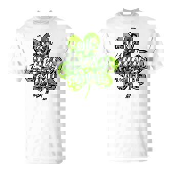 One Lucky Gammie Irish Shamrocks St Patrick's Day T-Shirt | Mazezy