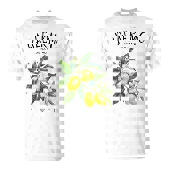 Palermo Limón Arte Sicilia Italiana Fruta Amante Italia Sicilia Camiseta unisex - Regaloses