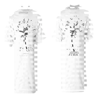 Palmier Rétro Cool De Fraser Island Australie T-Shirt - Cadeauxyz