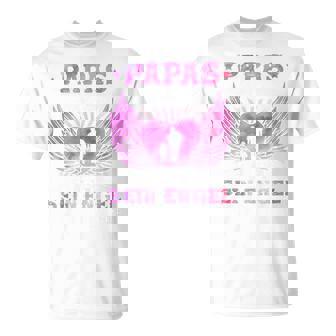 Papas Girl Ich War Once Sein Angel Jetzt Ist Er Meiner T-Shirt - Geschenkecke
