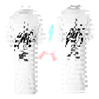 Paris France Flag With Eiffel Tower Paris Sketch Camiseta unisex - Regaloses