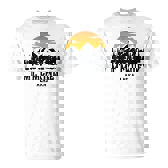 Parque Nacional Monte Mckinley Alaska Retro Camiseta unisex - Regaloses