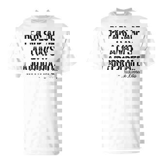 Pearls Are Always Appropriate Classic Fashion Mens T-Shirt - Thegiftio