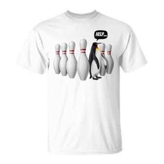 Penguin Pins Bowling T-Shirt - Geschenkecke