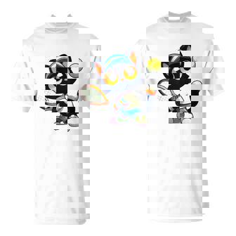 Playera Divertida Para Amantes De Los Deportes Con Dibujos Animados De Gatos De Tenis Camiseta unisex - Regaloses