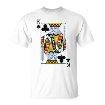 Playing Card King Of Clubs I Cross King S T-Shirt - Geschenkecke