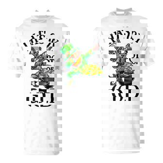Pot O' Gold Dabbing Leprechaun Nacho Pot Of Gold T-Shirt - Monsterry