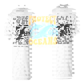 Protect Our Ocean Whale Ocean Save Our Ocean T-Shirt - Cadeauxyz