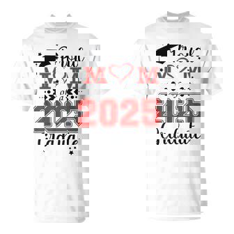 Proud Mom Of A 2025 Graduate Retro Class Of 2025 T-Shirt - Thegiftio UK