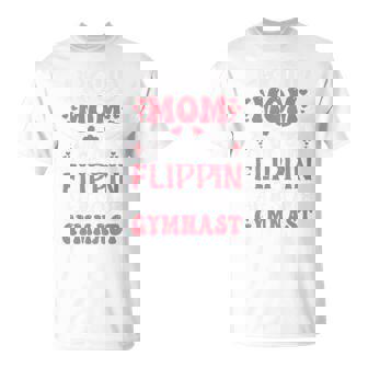 Proud Mom Of A Flippin Awesome Gymnast Gymnastics Mom T-Shirt - Monsterry