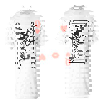 Queen Of Hearts Cute Playing Card Feminist Sassy Queen T-Shirt - Thegiftio UK