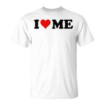 Red Heart I Love Me T-Shirt - Geschenkecke