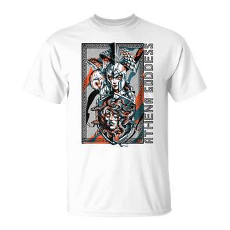Religion Grecque Athéna Déesse Dans La Mythologie Grecque T-Shirt - Cadeauxyz