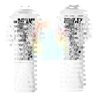 Resist Hands Off Vintage We The People American Flag Protest T-Shirt | Mazezy
