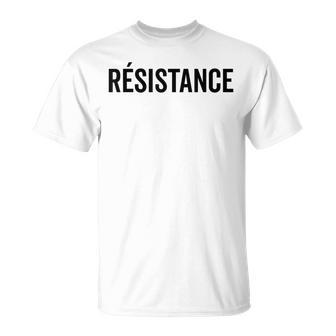 Résistance Manifestation Pass Sanitaire T-Shirt - Cadeauxyz