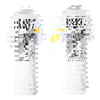 Retro Surfing Sketch Biarritz Franciaintage Surfer Dibujo Camiseta unisex - Regaloses