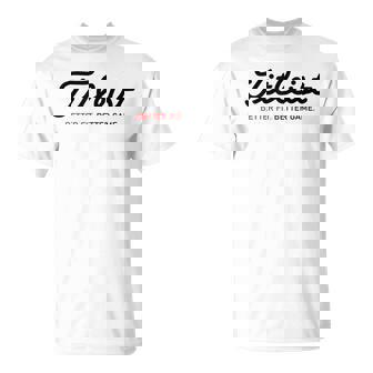 Retro Titleis-T Better Fit Better Game Golf Golfing Golfer T-Shirt - Thegiftio UK