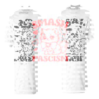 Rompe El Fascismo Gato Divertido Antifascismo Camiseta unisex - Regaloses