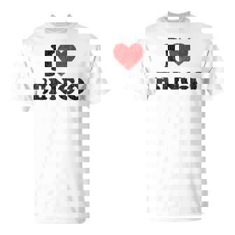 Ropa De Bingo I Love Bingo Camiseta unisex - Regaloses