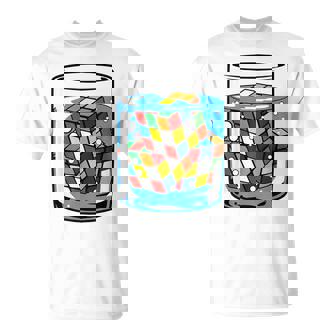 Rubik Rubics Cube Coloré T-Shirt - Cadeauxyz