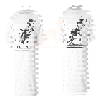 Rude Pointer Dog German Shorthair Dog T-Shirt - Monsterry