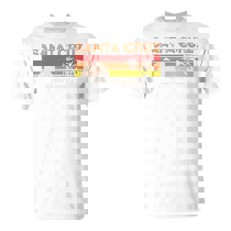 Santa Cruz California Retrointage Sunset Beach 70S 80S Manga Larga Camiseta unisex - Regaloses