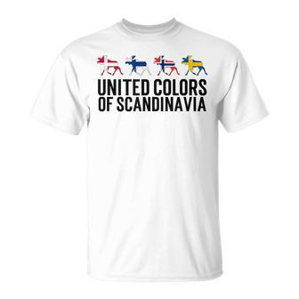 Scandinavia Flags Sweden Norway Denmark Finland T-Shirt - Geschenkecke