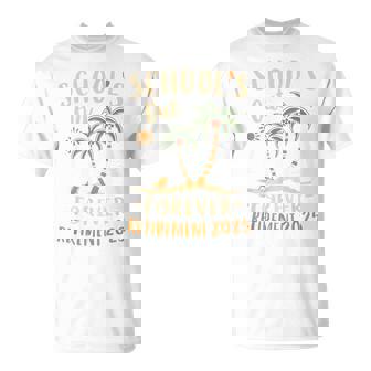 Schools Out Forever Retirement 2025 Retired Teacher T-Shirt - Monsterry