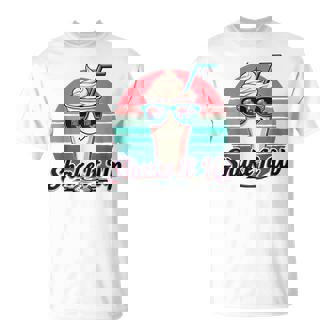Shake It Up Milkshake Sunglasses Cool Retro T-Shirt - Monsterry