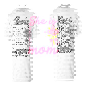 She Is Mom Christian Mother's Day Jesus Mama Religious Women T-Shirt | Seseable UK