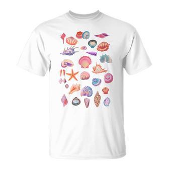 Shell Collector Seashell Beach Shelter Shell Shell Shell T-Shirt - Geschenkecke