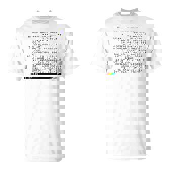 Sinclair Spectrum Programmation De Base T-Shirt - Cadeauxyz