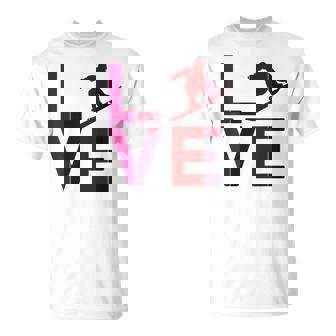 Snowboard Snow Valentines Day Ice Winter Sport Sports T-Shirt - Monsterry