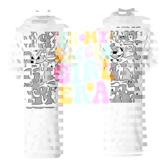 In My Soccer Girl Era Retro Groovy Soccer Girl T-Shirt - Seseable