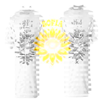 Sofia Hermoso Diseño De Girasol Para Niñas Con Nombre Sofia Manga Larga Camiseta unisex - Regaloses