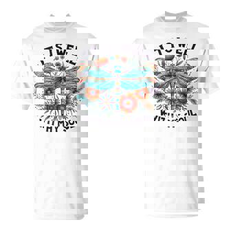 It Is Well With My Soul Inspirational Quote T-Shirt - Monsterry