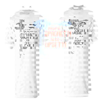 More Spagetti Less Upsetti Foodie Spaghetti T-Shirt - Monsterry