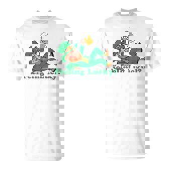 St Patrick's Day Feeling Lucky Leprechaun T-Shirt - Seseable
