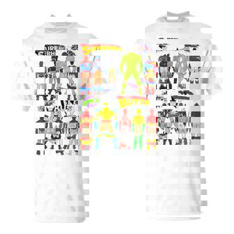 Superhero Butts Acción Heros 4 Es Hombres Chicos Adultos Camiseta unisex - Regaloses