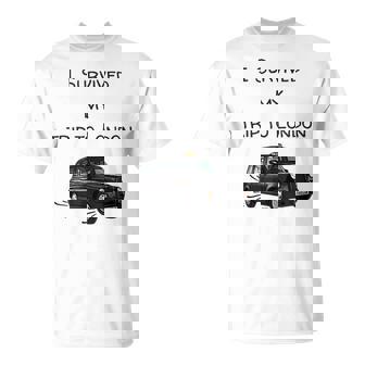 I Survived My Trip To London I Love LDN London Cab T-Shirt - Monsterry