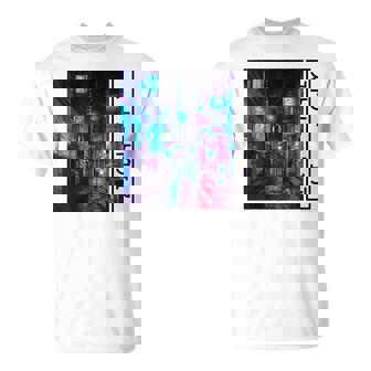 Synthwave City Tokyo Japanaporwave Esthétique Japonais T-Shirt - Cadeauxyz